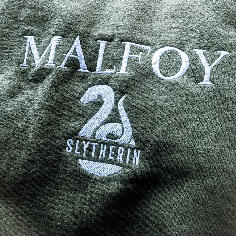 Adelaide’s Fort Draco Malfoy Slytherin Green Crew Neck Sweater